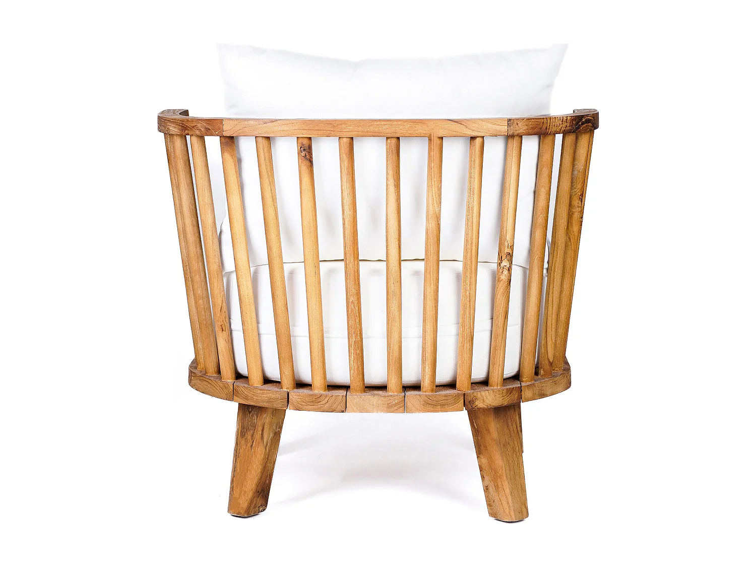 Le Fauteuil Une Place Malawi - Blanc Naturel
