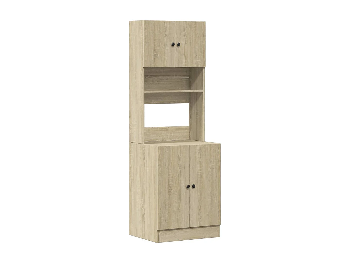 Armoire de cuisine chêne sonoma 60x50x180 cm bois d'ingénierie