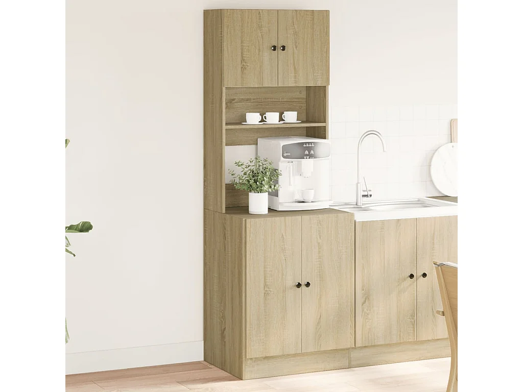 Mobile da cucina in rovere Sonoma 60x50x180 cm in multistrato