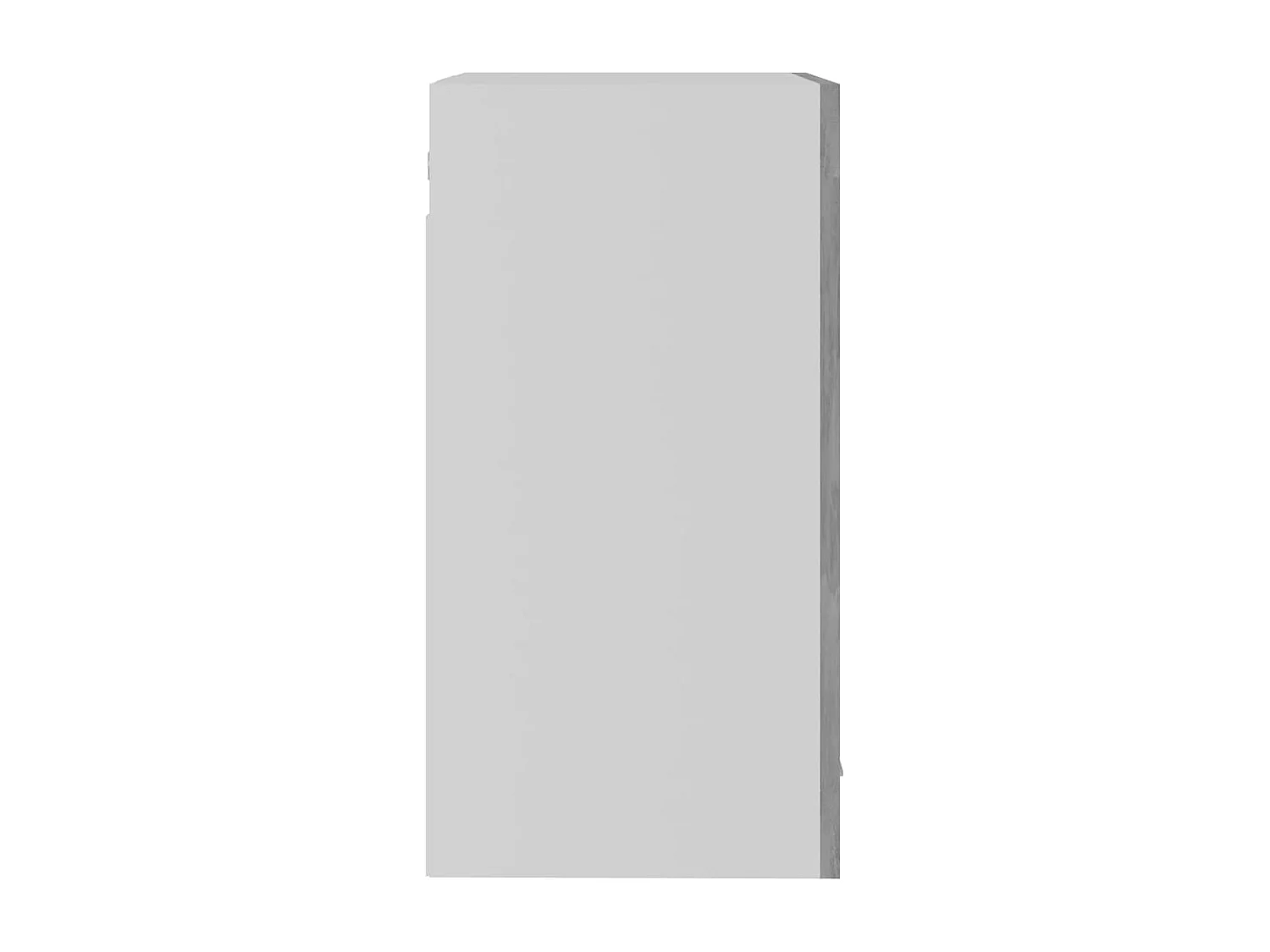 Vetrinetta sospesa Grigio cemento MDF