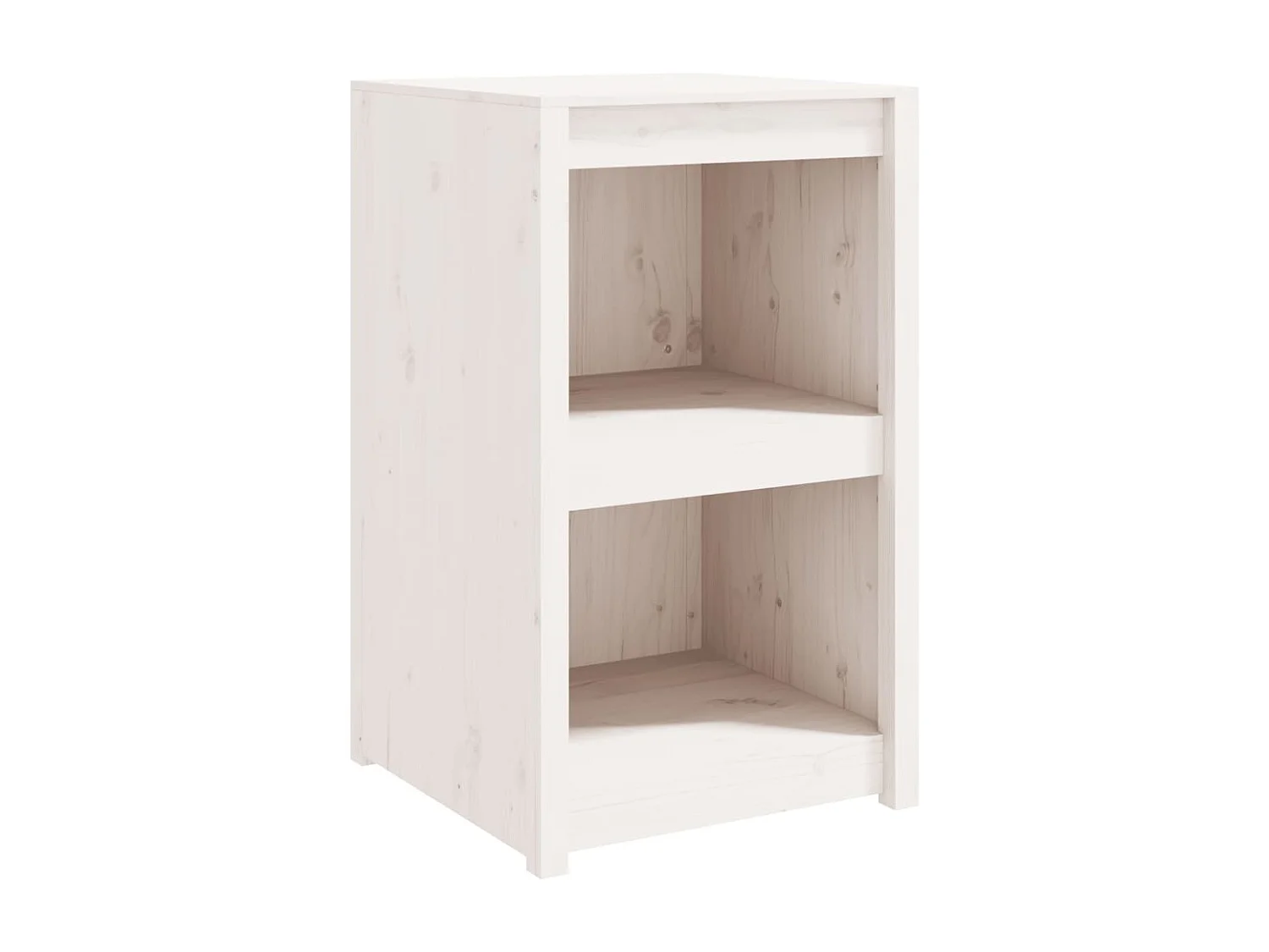 Armoire de cuisine d'extérieur blanc bois de pin massif