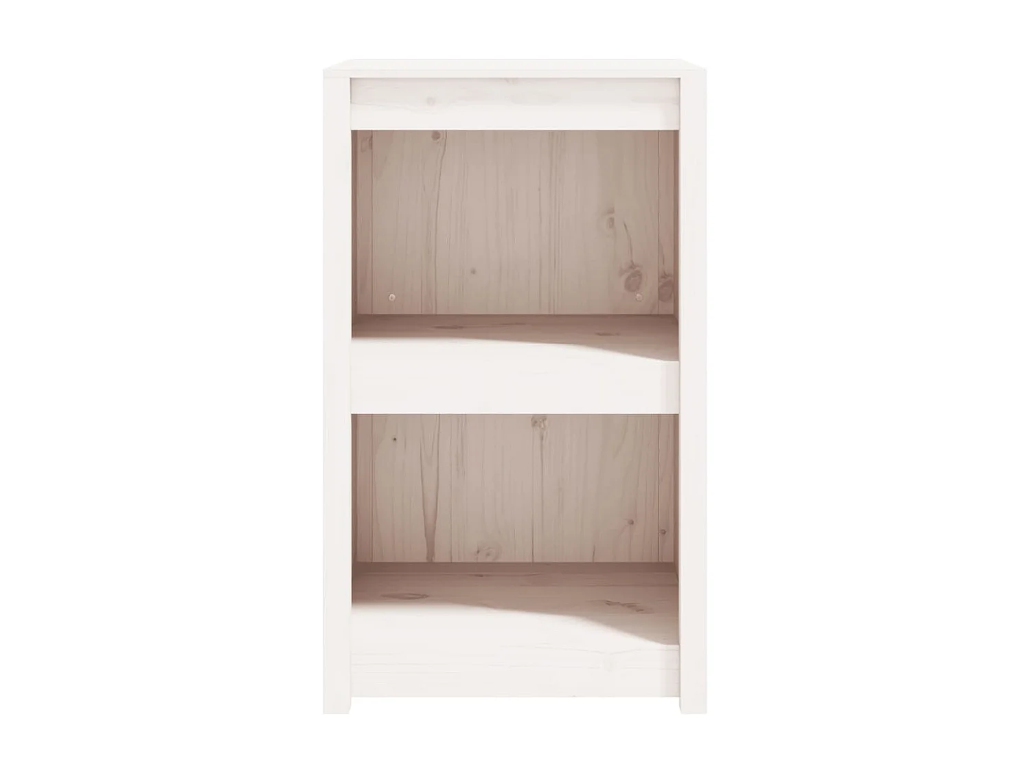 Armoire de cuisine d'extérieur blanc bois de pin massif