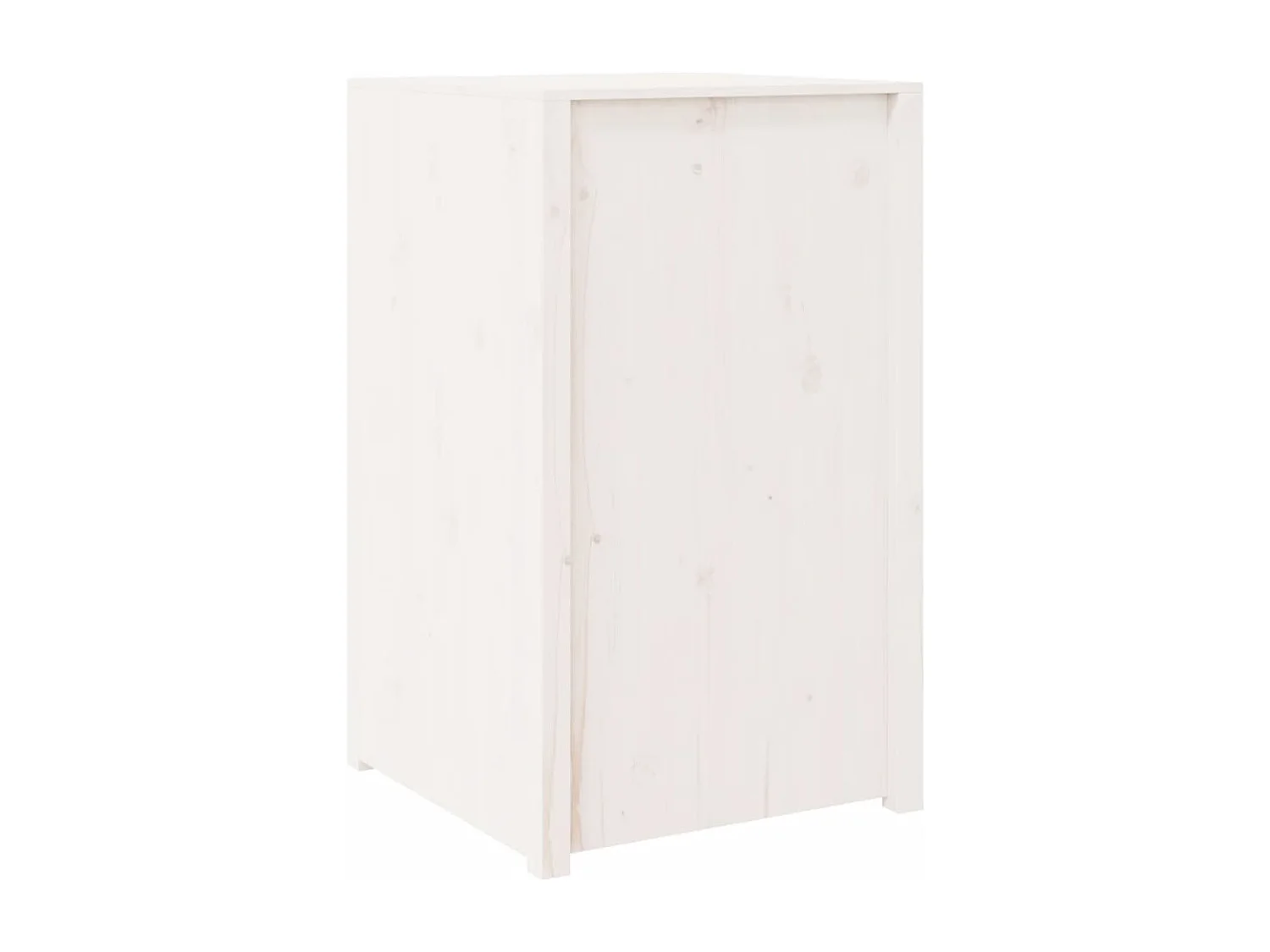 Armoire de cuisine d'extérieur blanc bois de pin massif