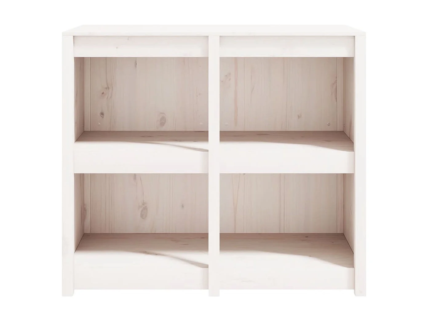 Armoire de cuisine d'extérieur blanc bois de pin massif