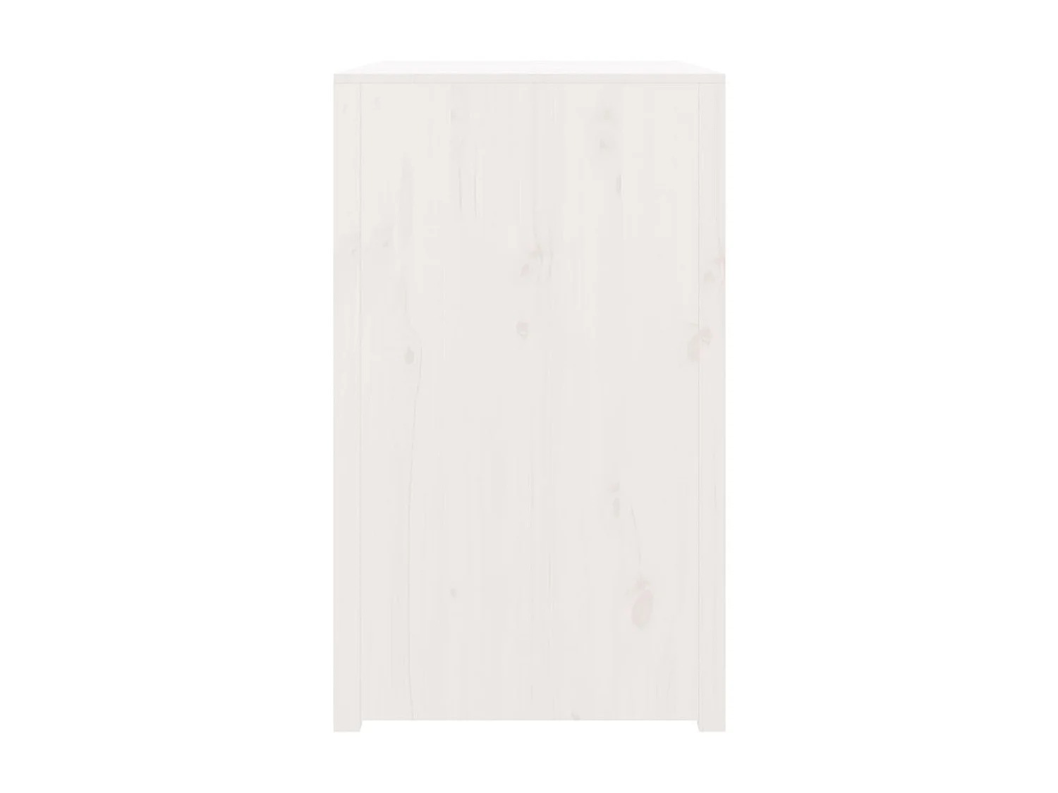 Armoire de cuisine d'extérieur blanc bois de pin massif