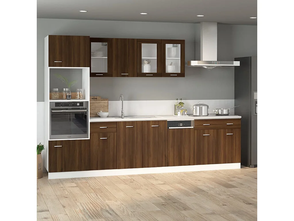 Armoire de plancher à tiroir Chêne marron 40x46x81,5 cm