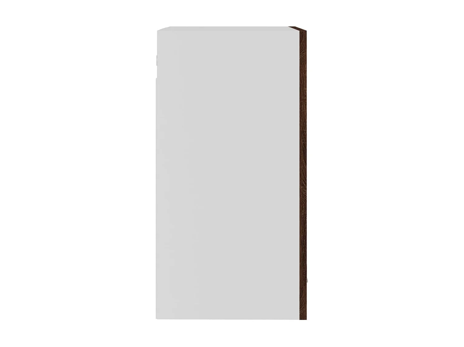 Armoire vitrée suspendue Chêne marron 40x31x60 cm