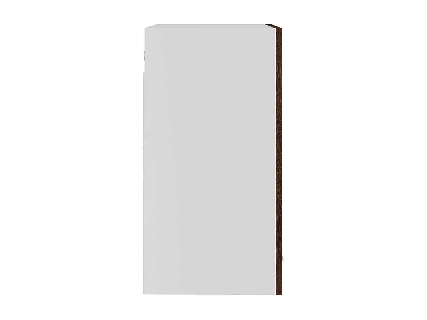 Armoire vitrée suspendue Chêne marron 40x31x60 cm