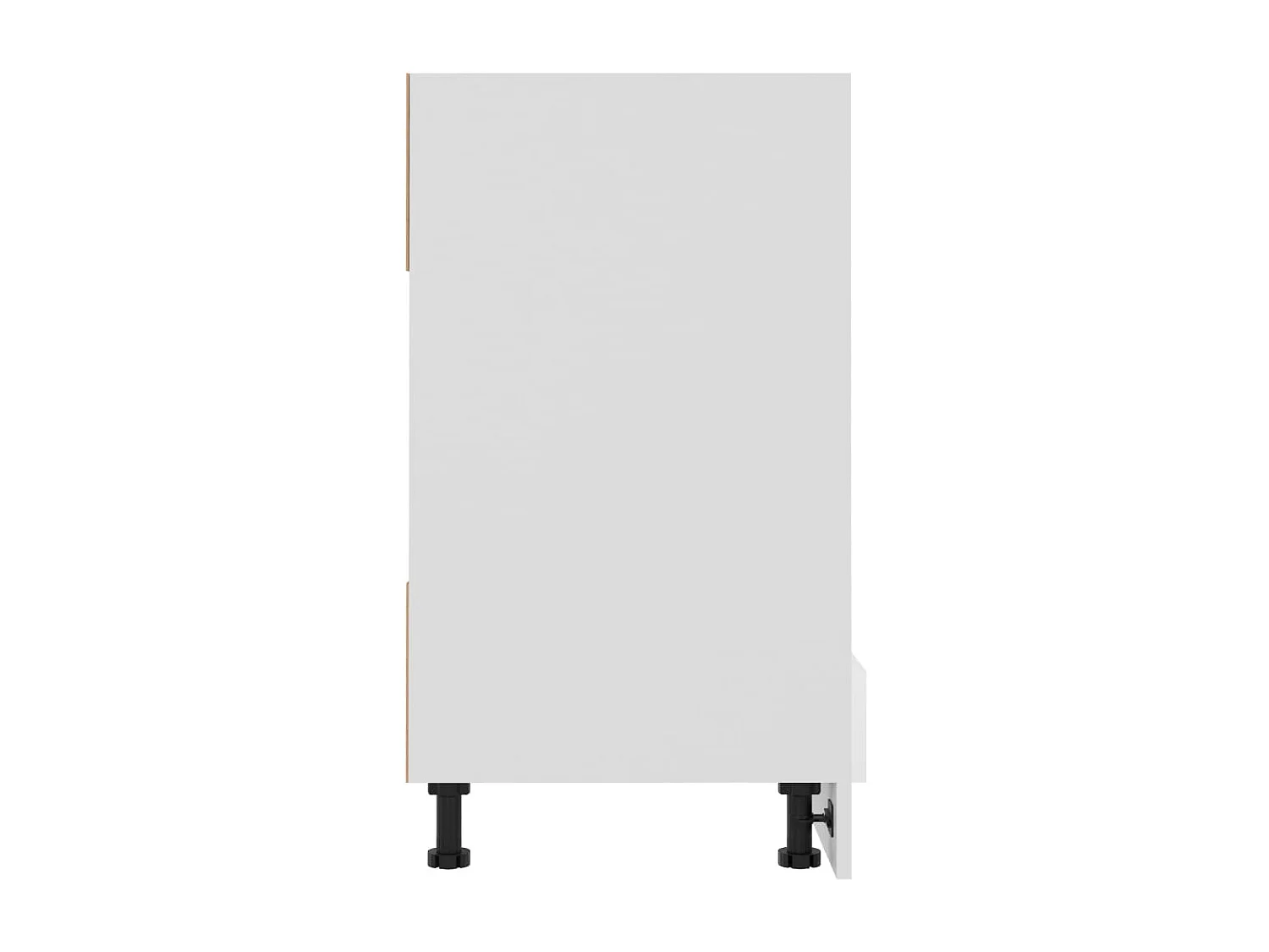 Armoire à four Blanc brillant 60x46x81,5 cm Bois d’ingénierie