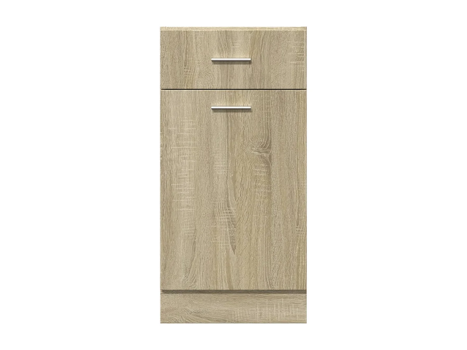 Armoire de plancher tiroir chêne sonoma bois d'ingénierie