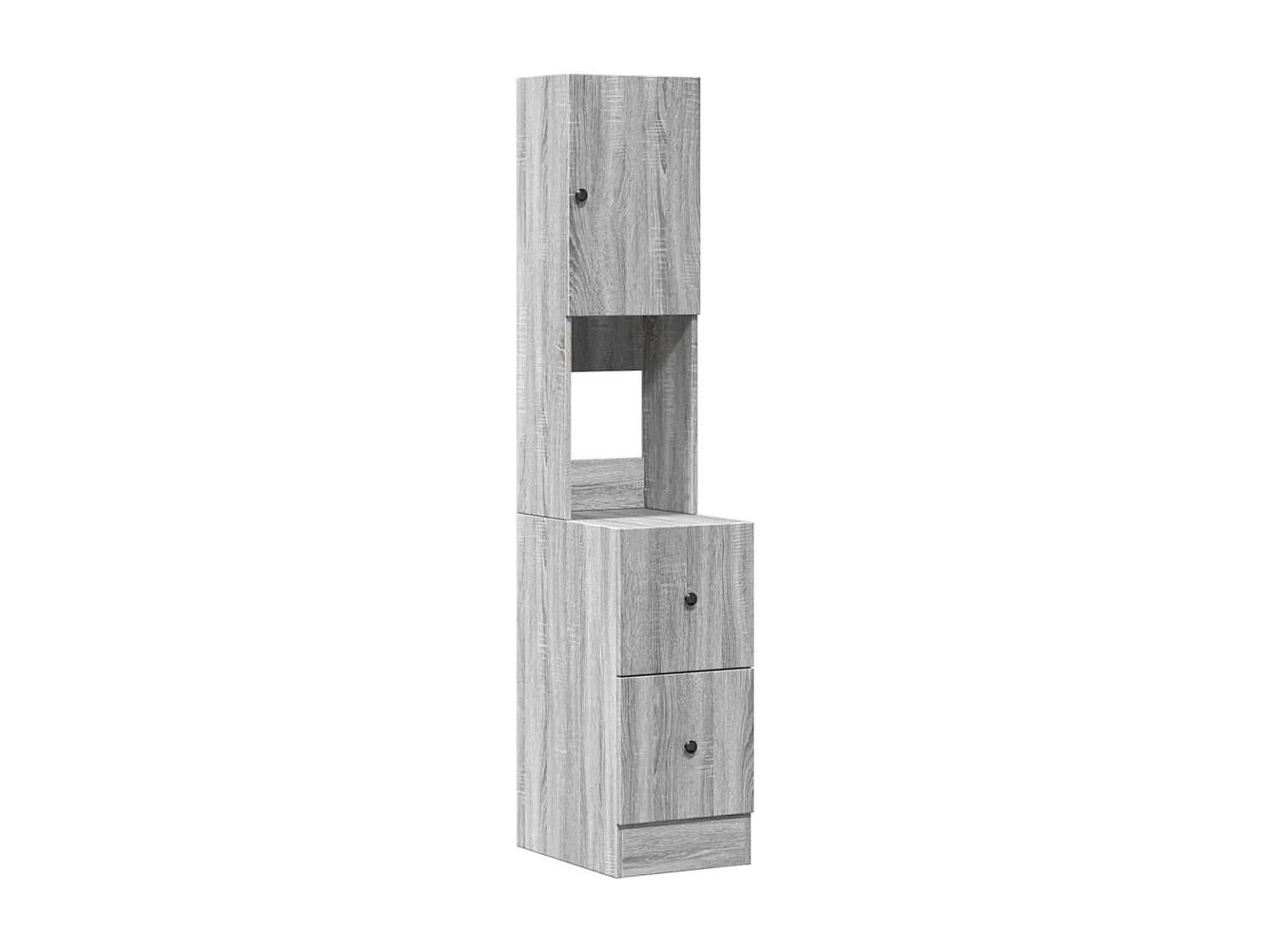 Armoire de cuisine sonoma gris 35x50x180 cm bois d’ingénierie