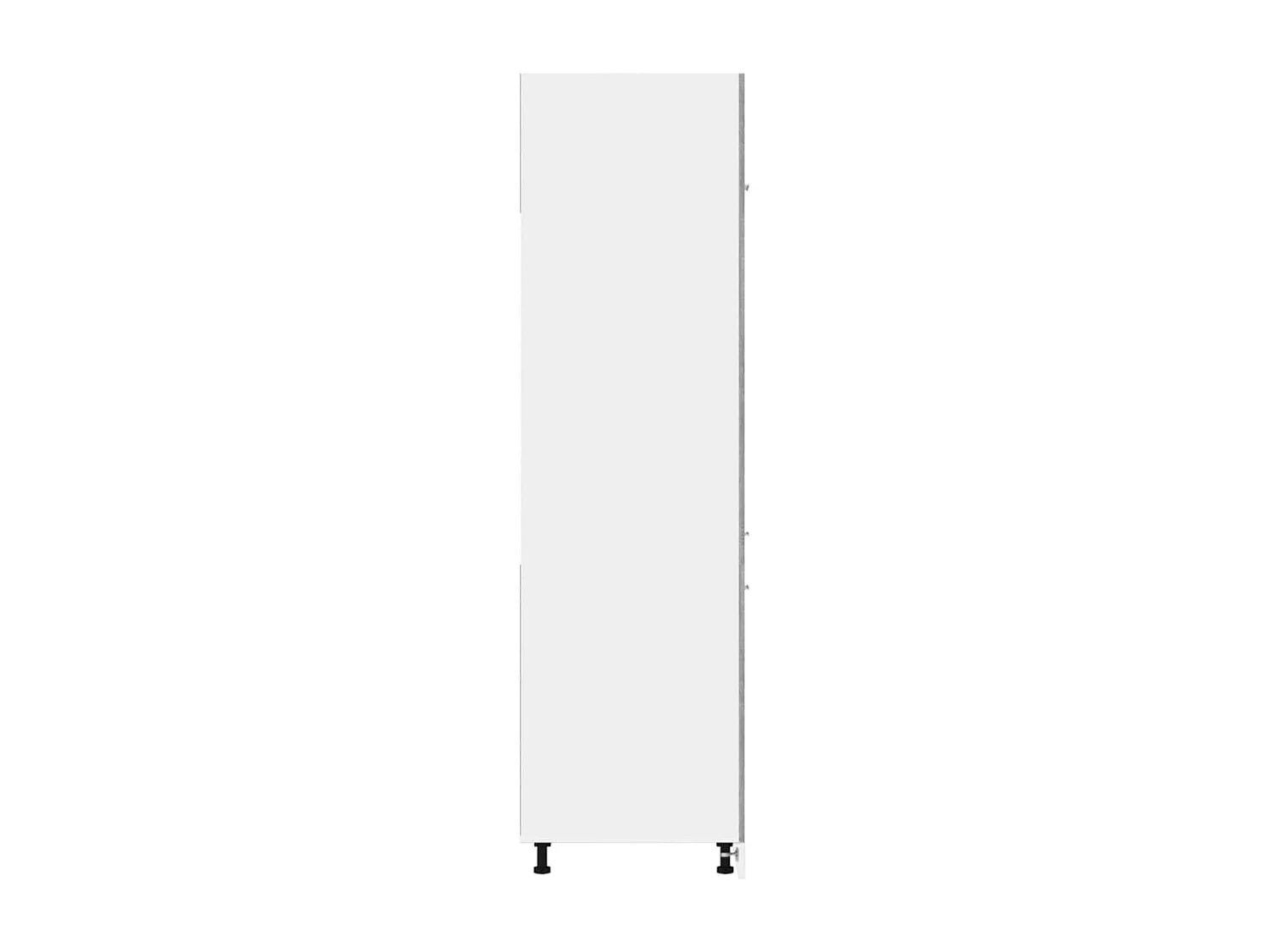 Sonoma Kühlschrankschrank grau 60x57x207 cm Holz