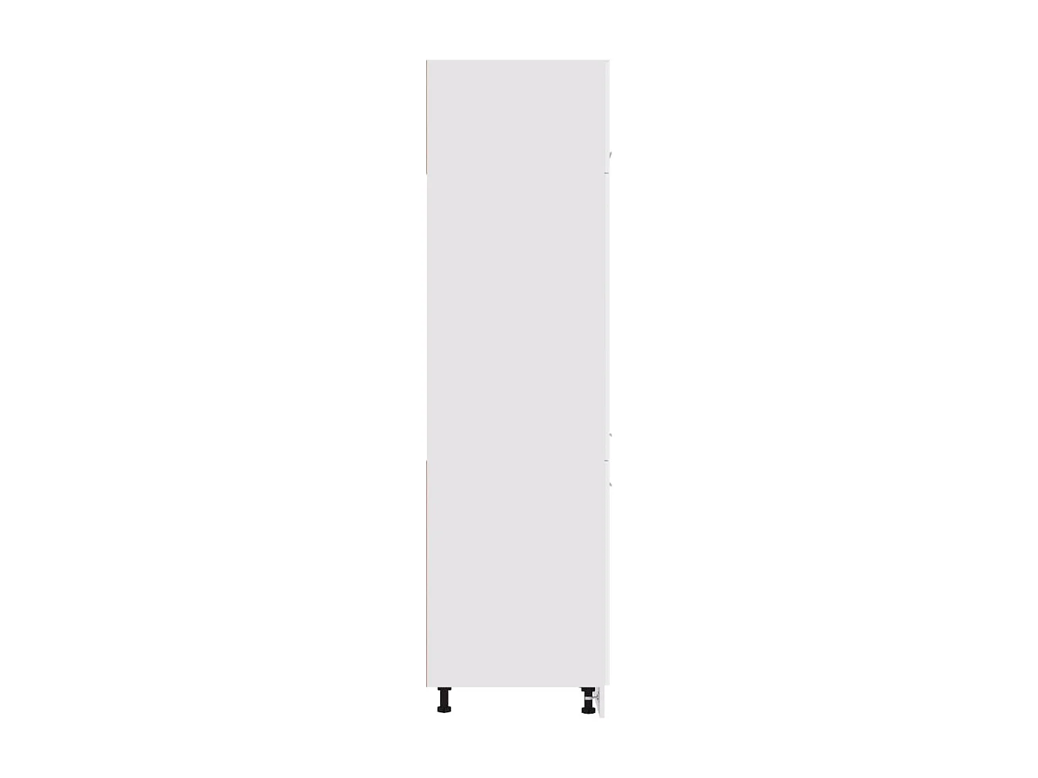 Armoire de réfrigérateur Blanc brillant Bois d’ingénierie