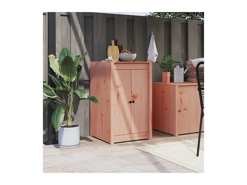 Armoire de cuisine d'extérieur bois massif douglas