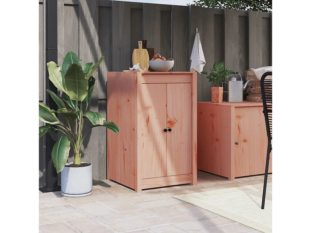 Armoire de cuisine d'extérieur bois massif douglas