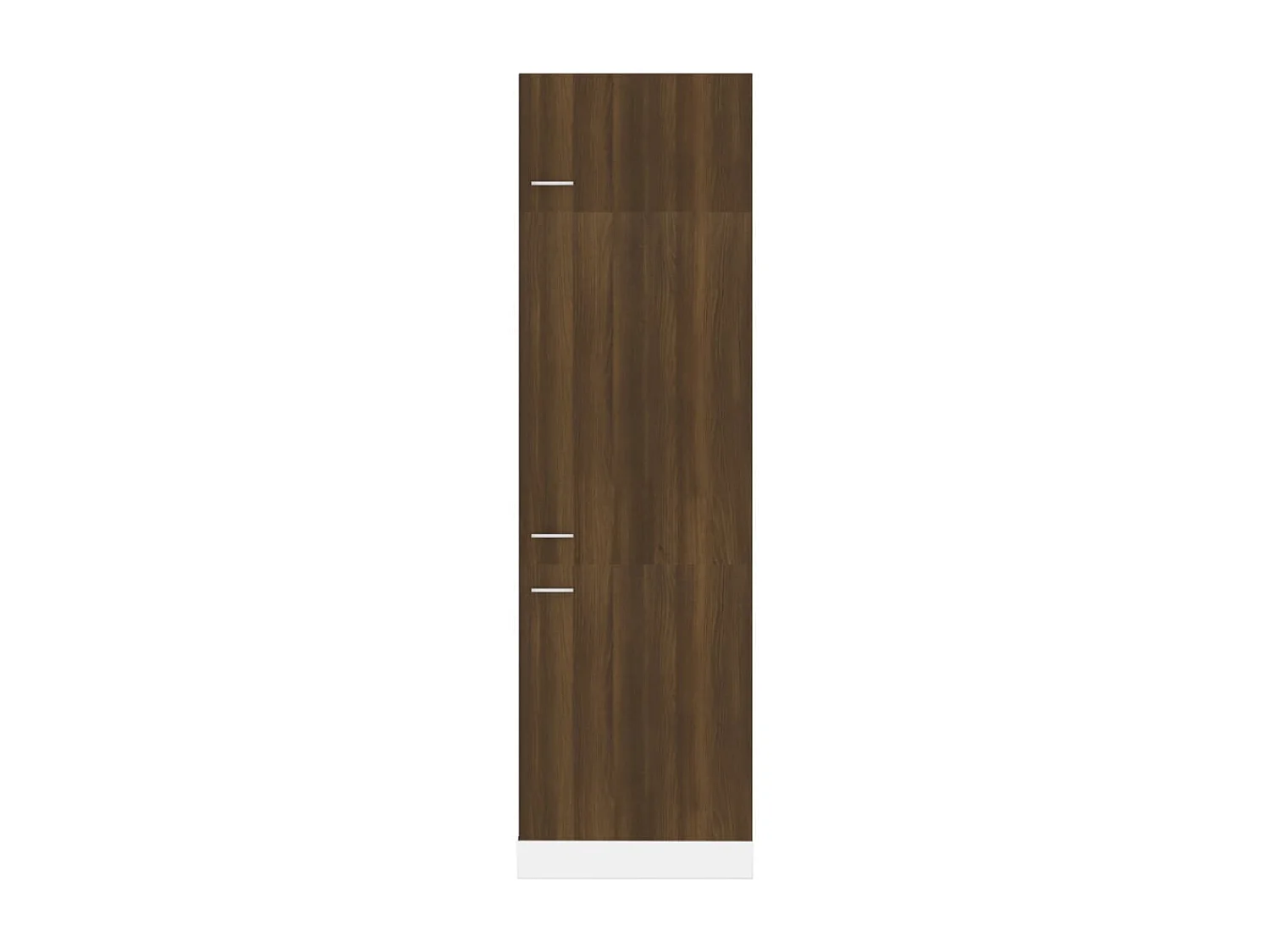 Armoire à réfrigérateur Chêne marron 60x57x207 cm Bois