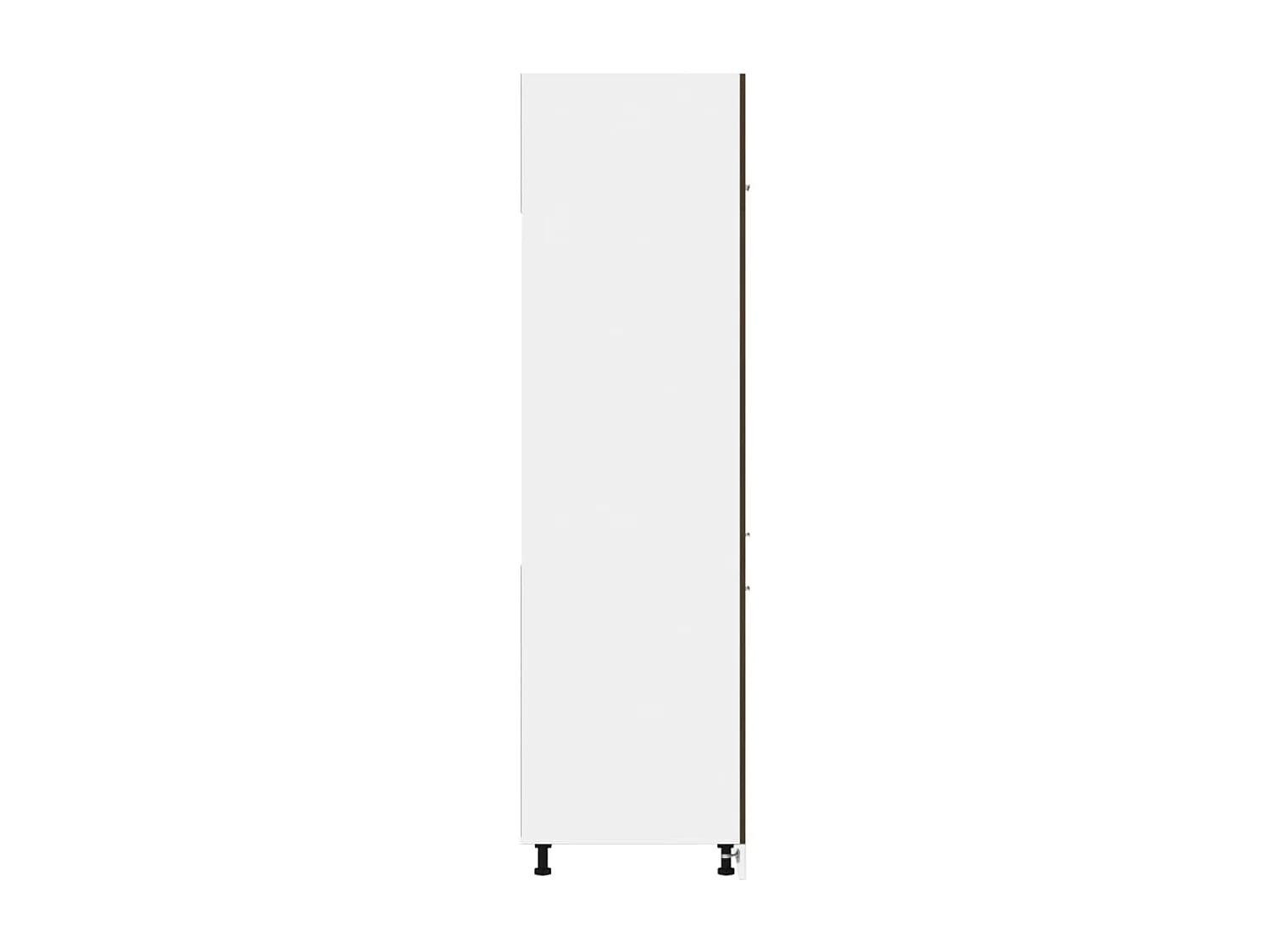Armoire à réfrigérateur Chêne marron 60x57x207 cm Bois