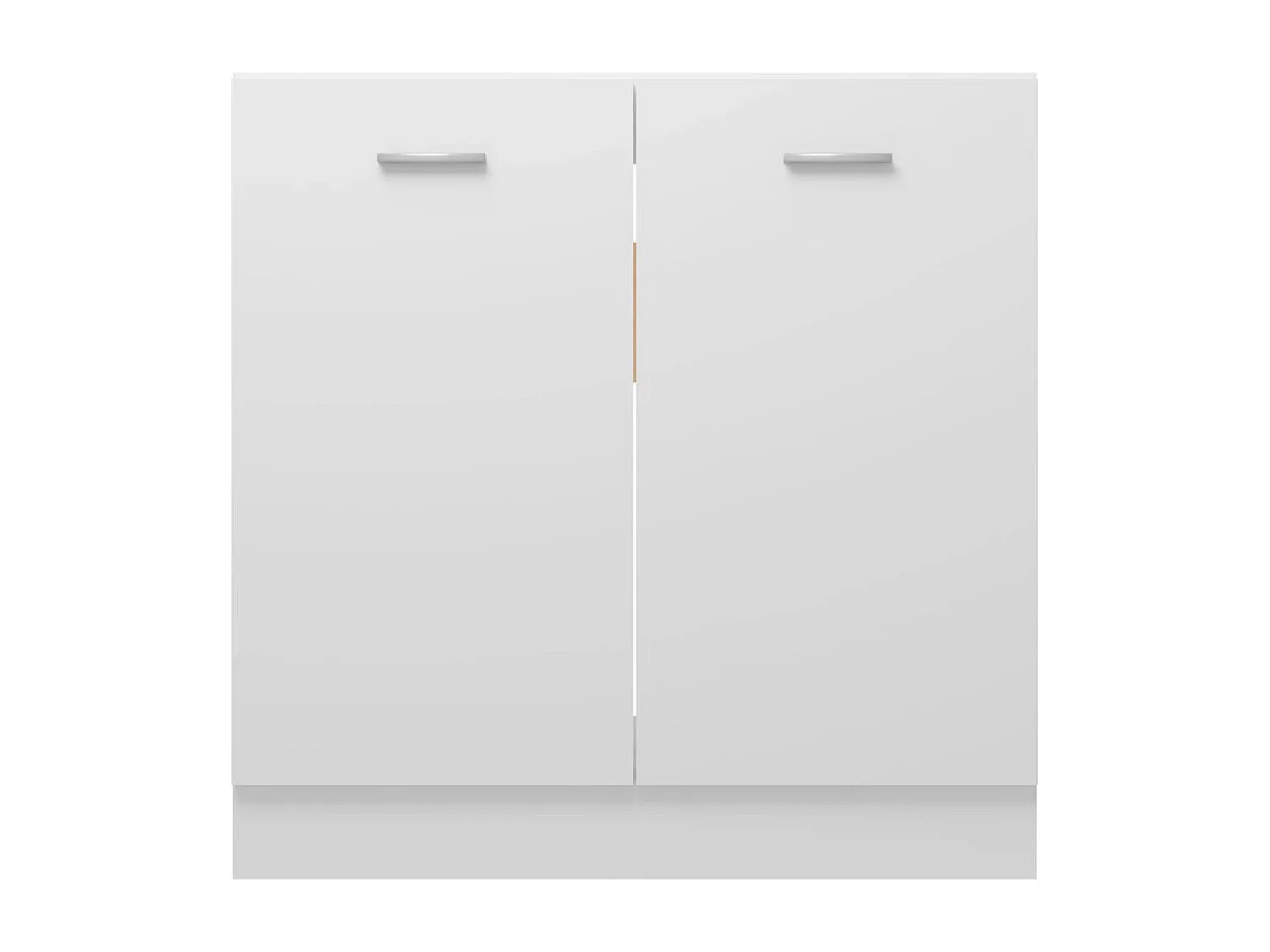 Armoire de plancher d'évier Blanc 80x46x81,5 cm Bois ingénierie