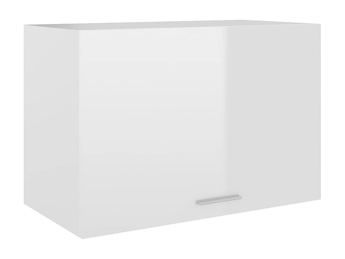 Armoire suspendue Blanc brillant 60x31x40 cm Bois d'ingénierie