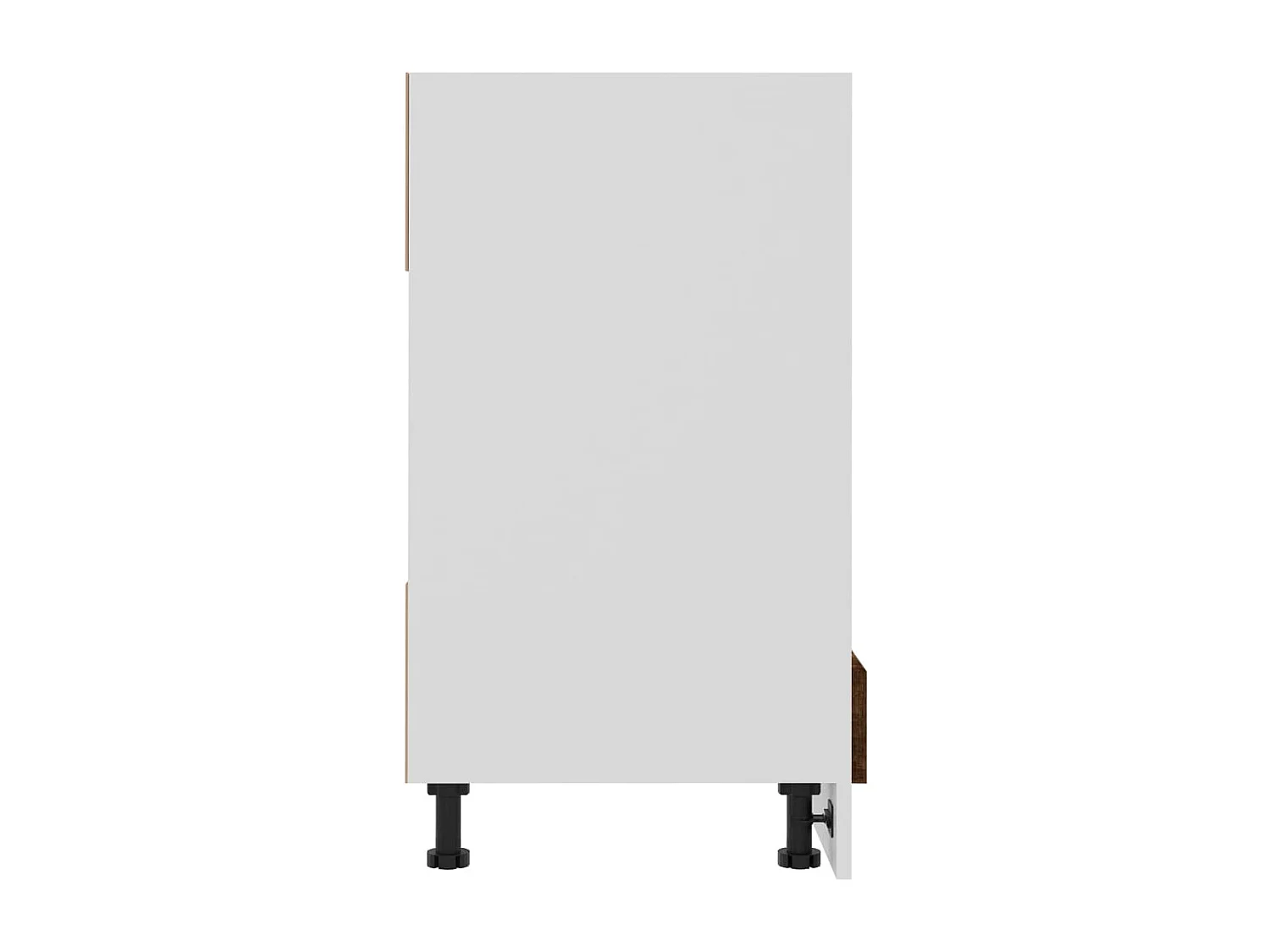 Armoire à four Chêne fumé 60x46x81,5 cm Bois d'ingénierie