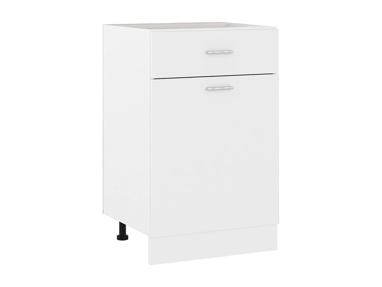 Armoire de plancher à tiroir Blanc 50x46x81,5cm Bois ingénierie