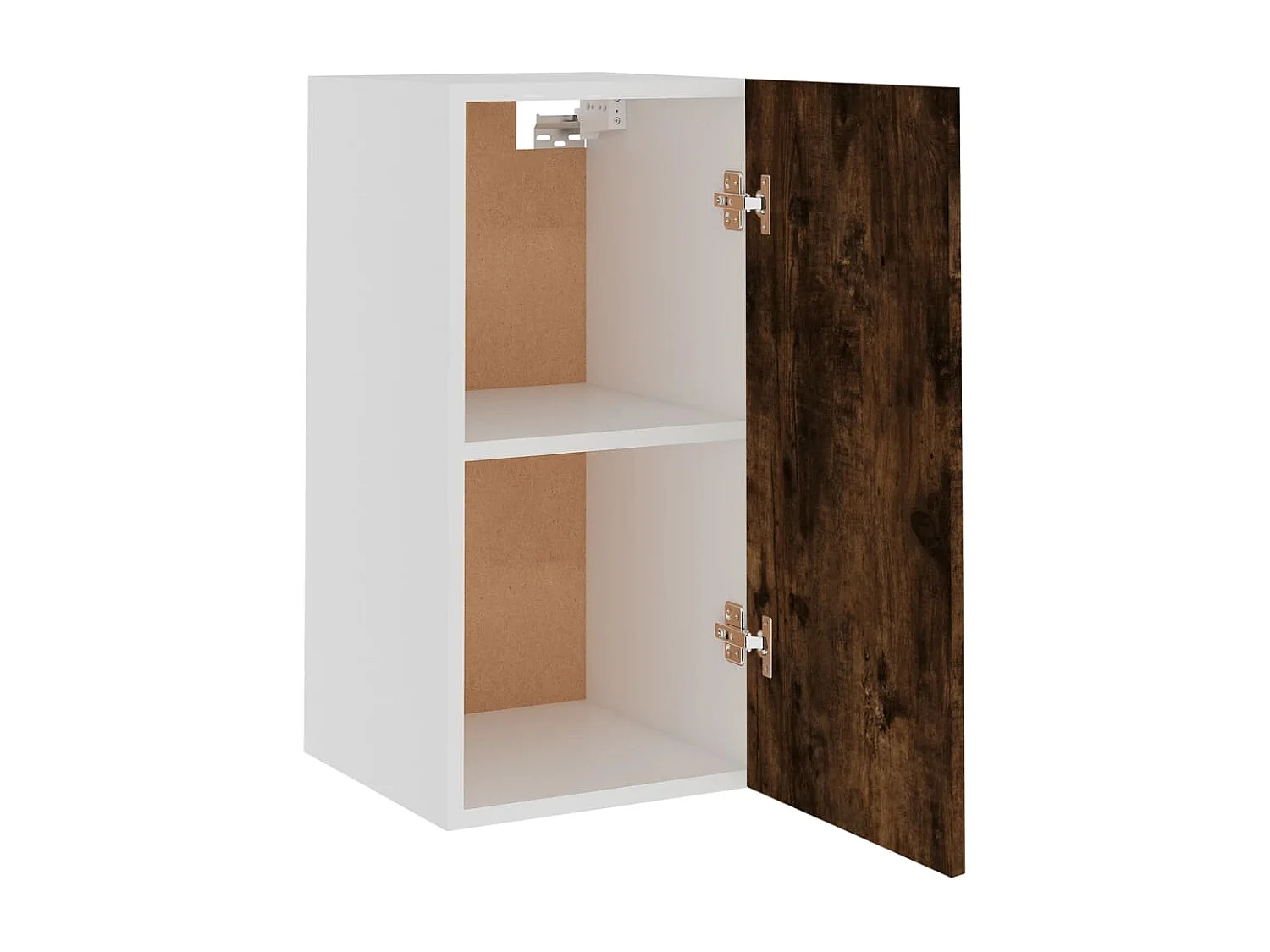 Armoire suspendue Chêne fumé 29,5x31x60 cm Bois d'ingénierie