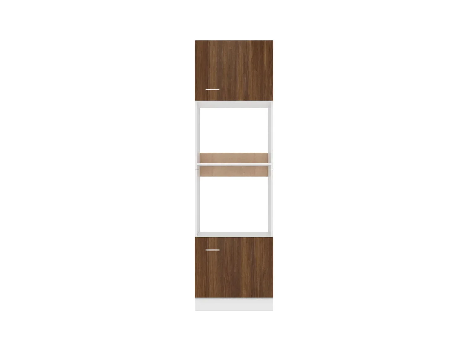 Magnetronkast Eiken bruin 60x57x207 cm