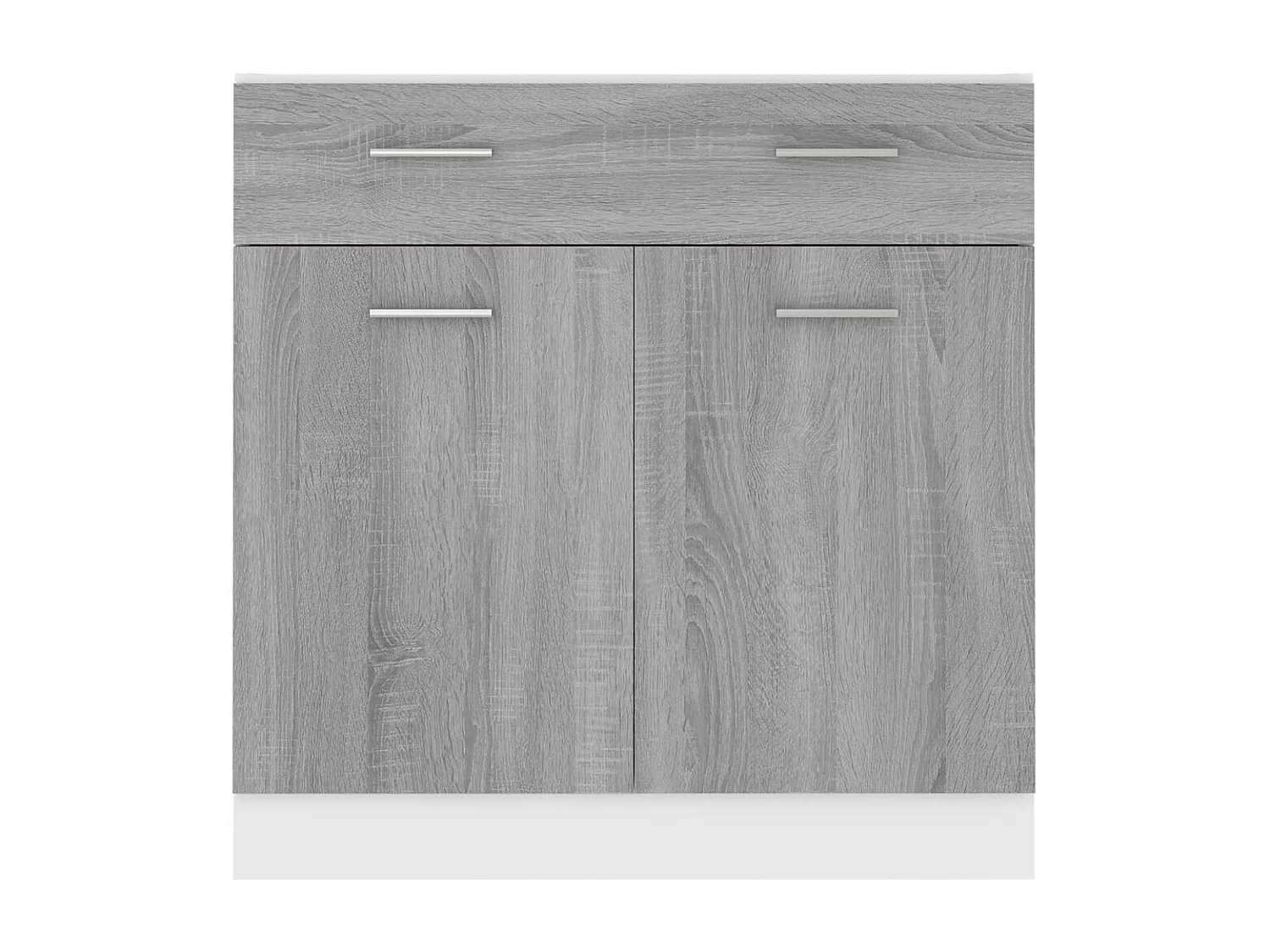 Armoire de plancher à tiroir Sonoma gris 80x46x81,5 cm