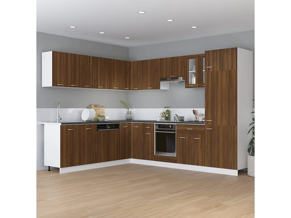 Armoire de plancher à tiroir Chêne marron 60x46x81,5 cm