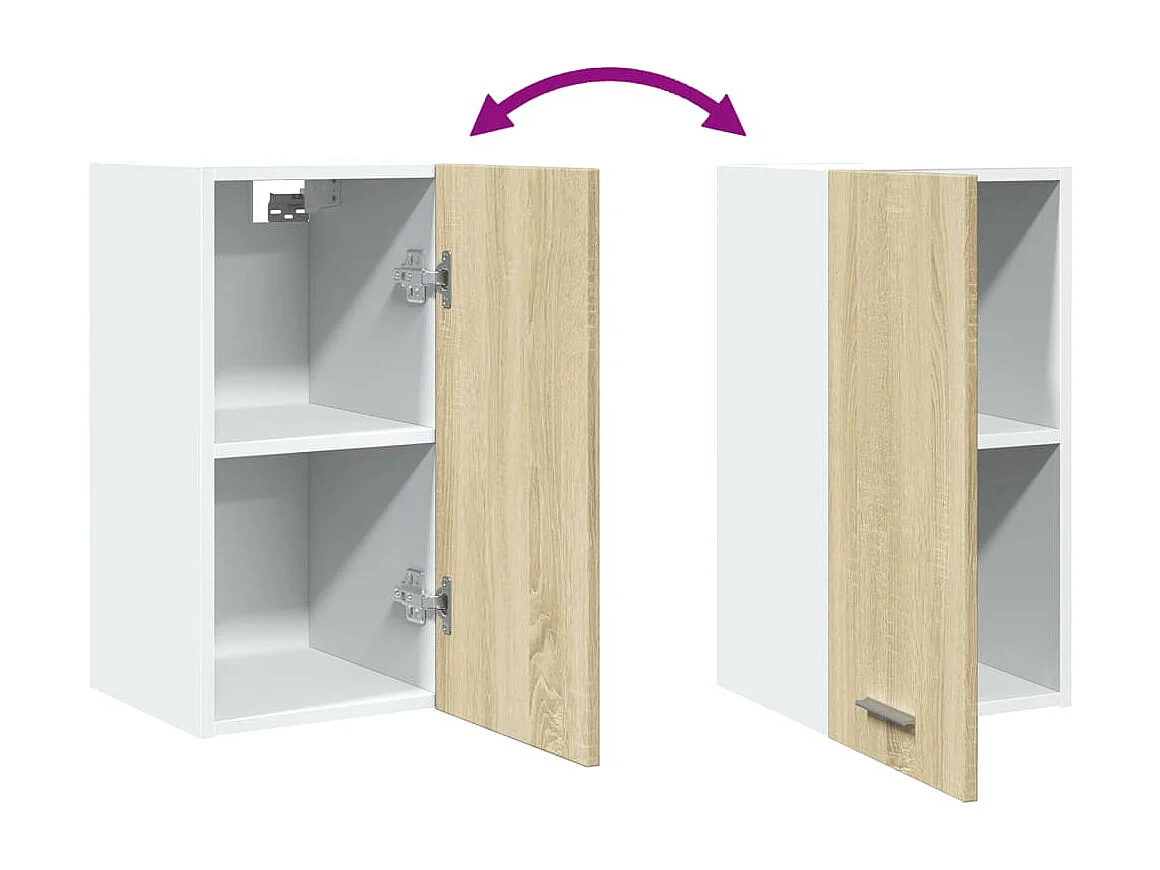 Armoire suspendue Chêne sonoma 29,5x31x60 cm Bois d'ingénierie