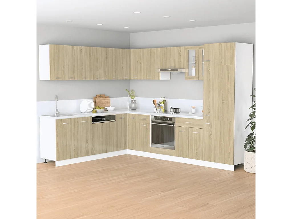 Armoire suspendue Chêne sonoma 80x31x60 cm Aggloméré