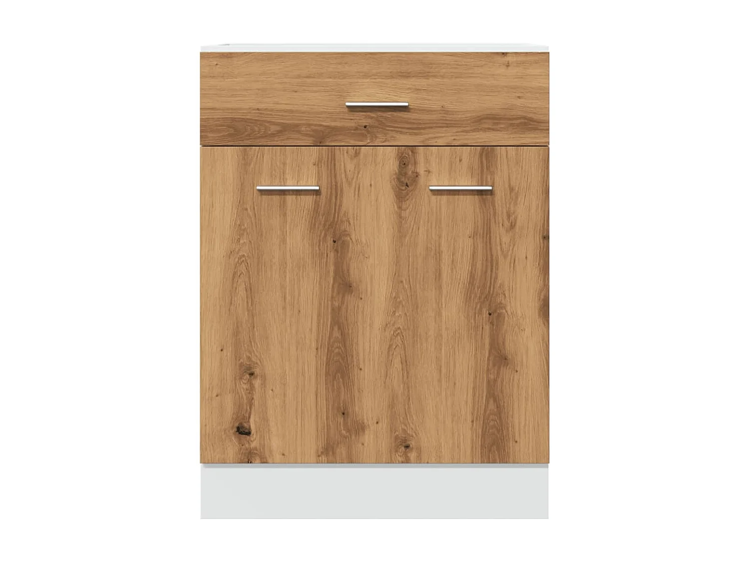 Mueble de suelo artesanal de roble con cajón 60x46x81,5 cm