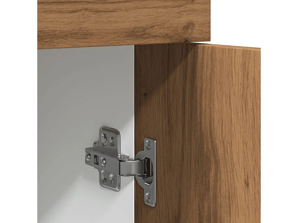 Armoire de plancher à tiroir chêne artisanal 60x46x81,5 cm