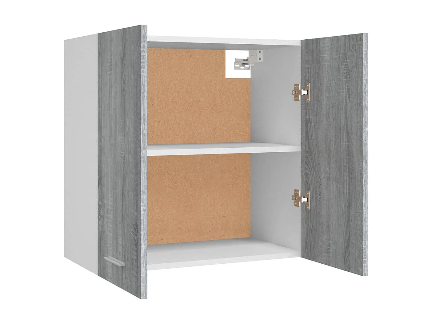 Armoire suspendue Sonoma gris 60x31x60 cm Bois d'ingénierie