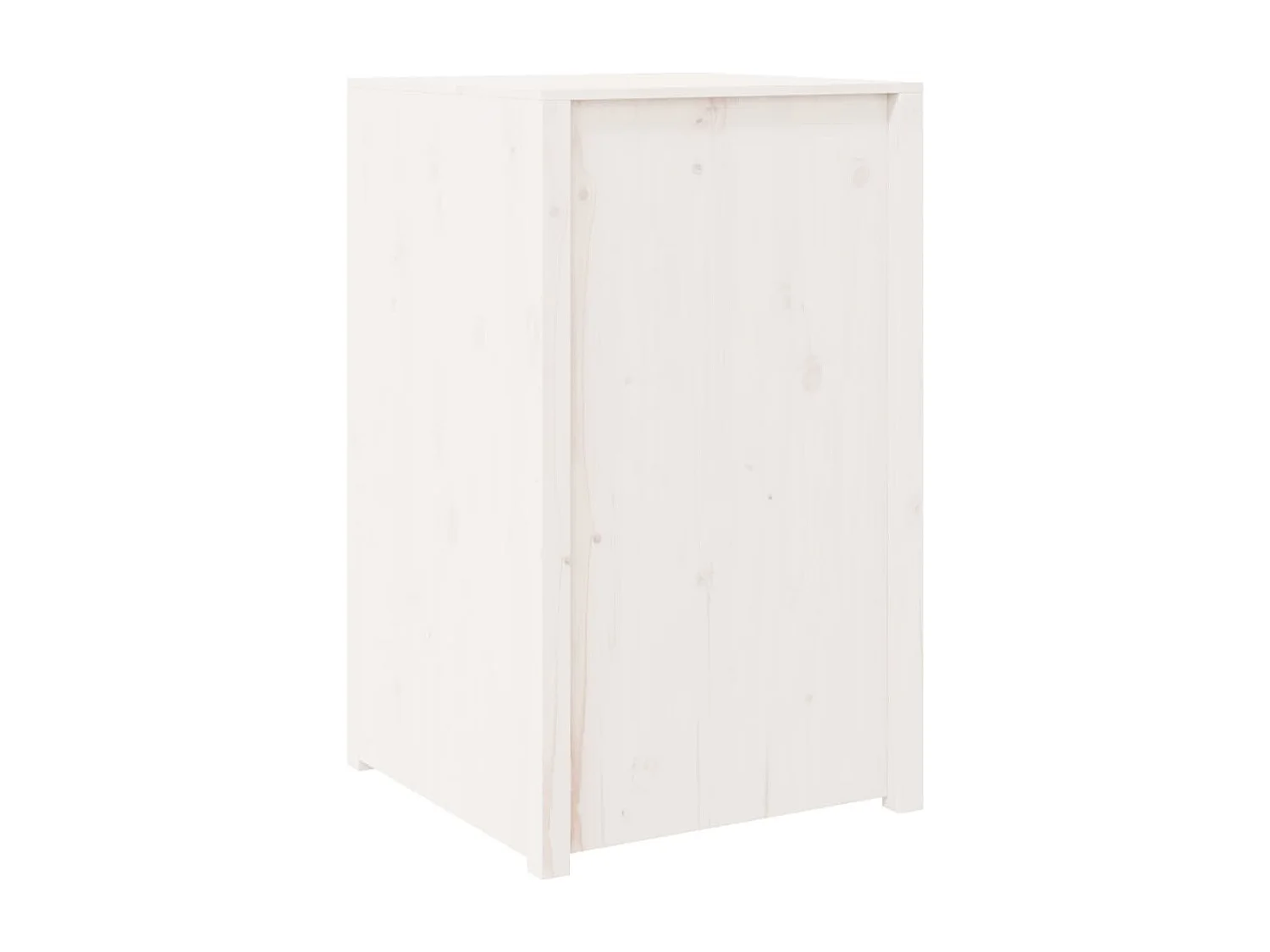 Armoire de cuisine d'extérieur blanc bois de pin massif