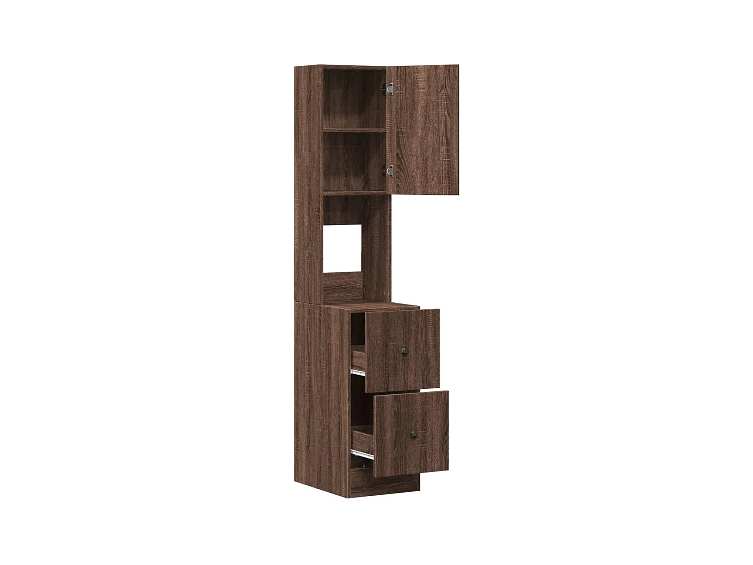 Armoire de cuisine chêne marron 35x50x180 cm bois d’ingénierie