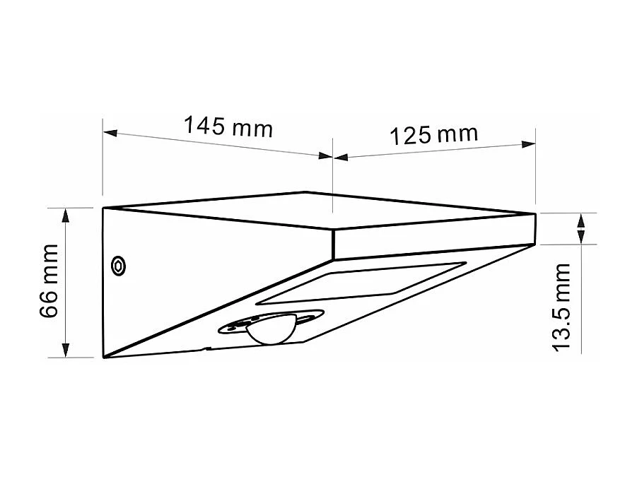 IRIS Spot à énergie solaire blanc 4000K Luminaire extérieur Beneito Faure