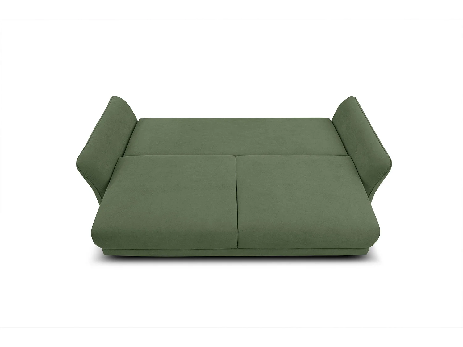 LOREM Sofa 3-Sitzer mit Schlaffunktion, grün