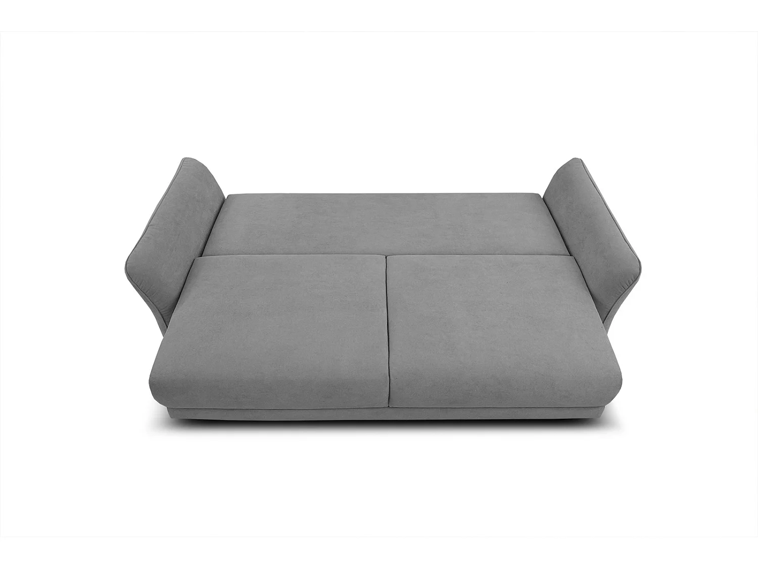 LOREM Sofa 3-Sitzer mit Schlaffunktion, grau