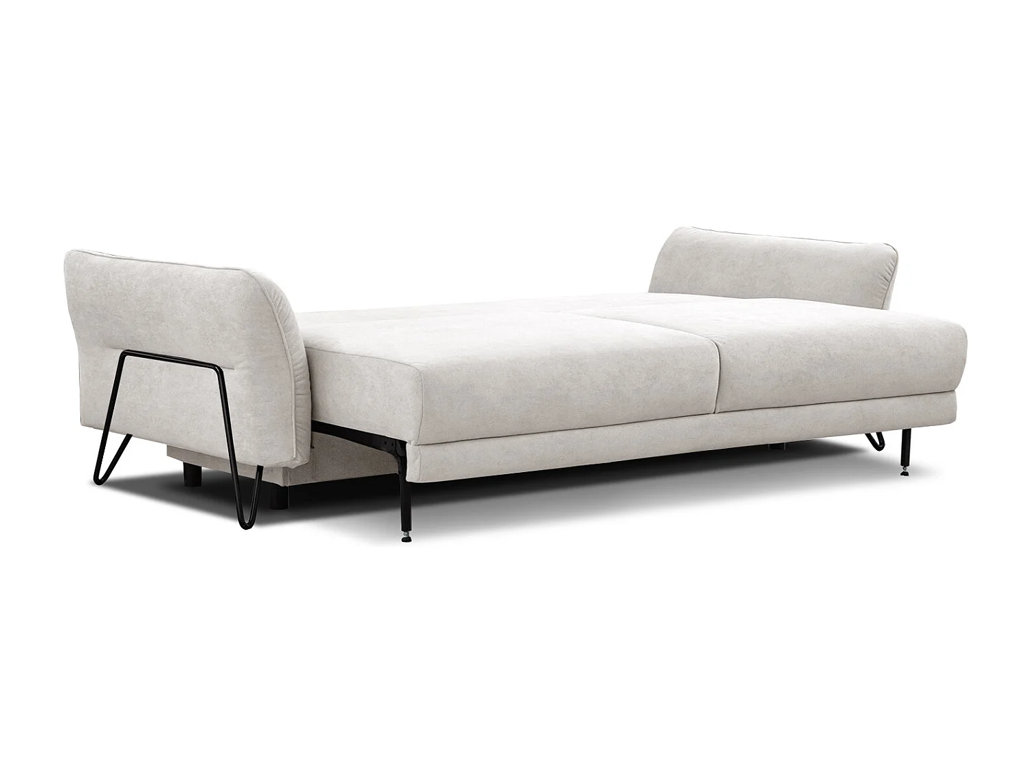 LOREM Sofa 3-Sitzer mit Schlaffunktion, ecru