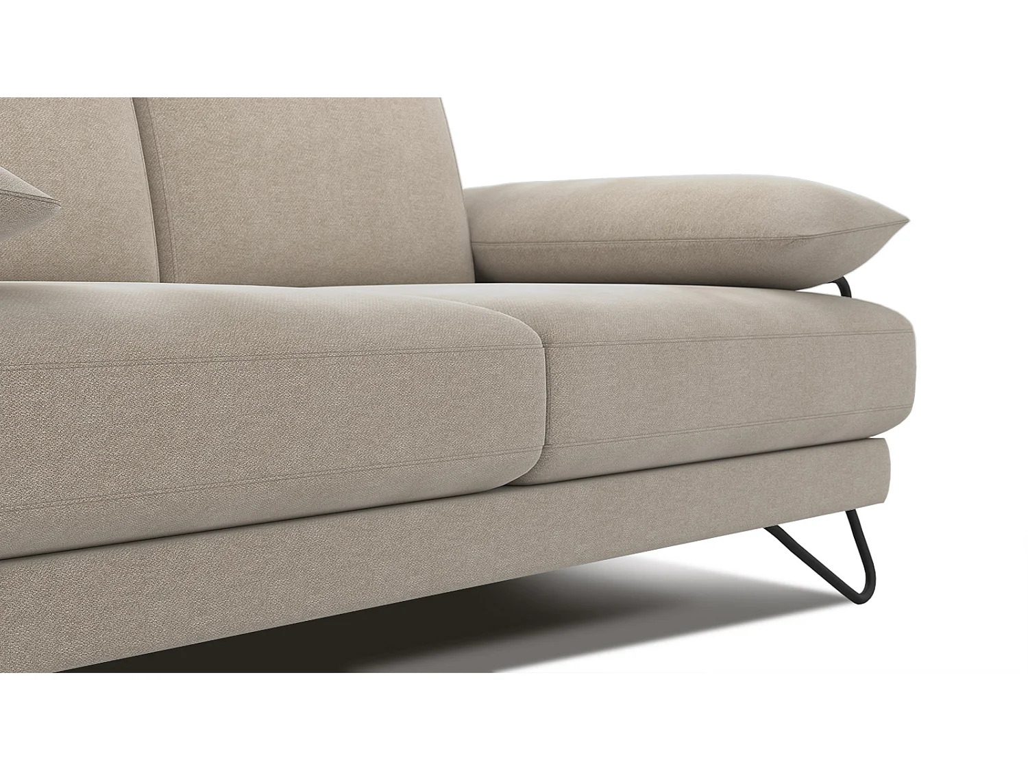 LORI Sofa 2-Sitzer, creme