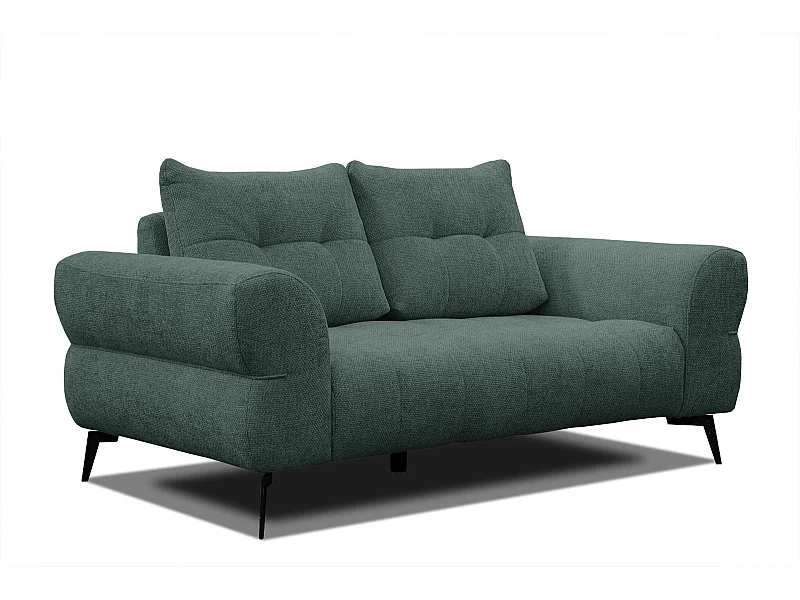 SALVINI Sofa 2-Sitzer, smaragdgrün