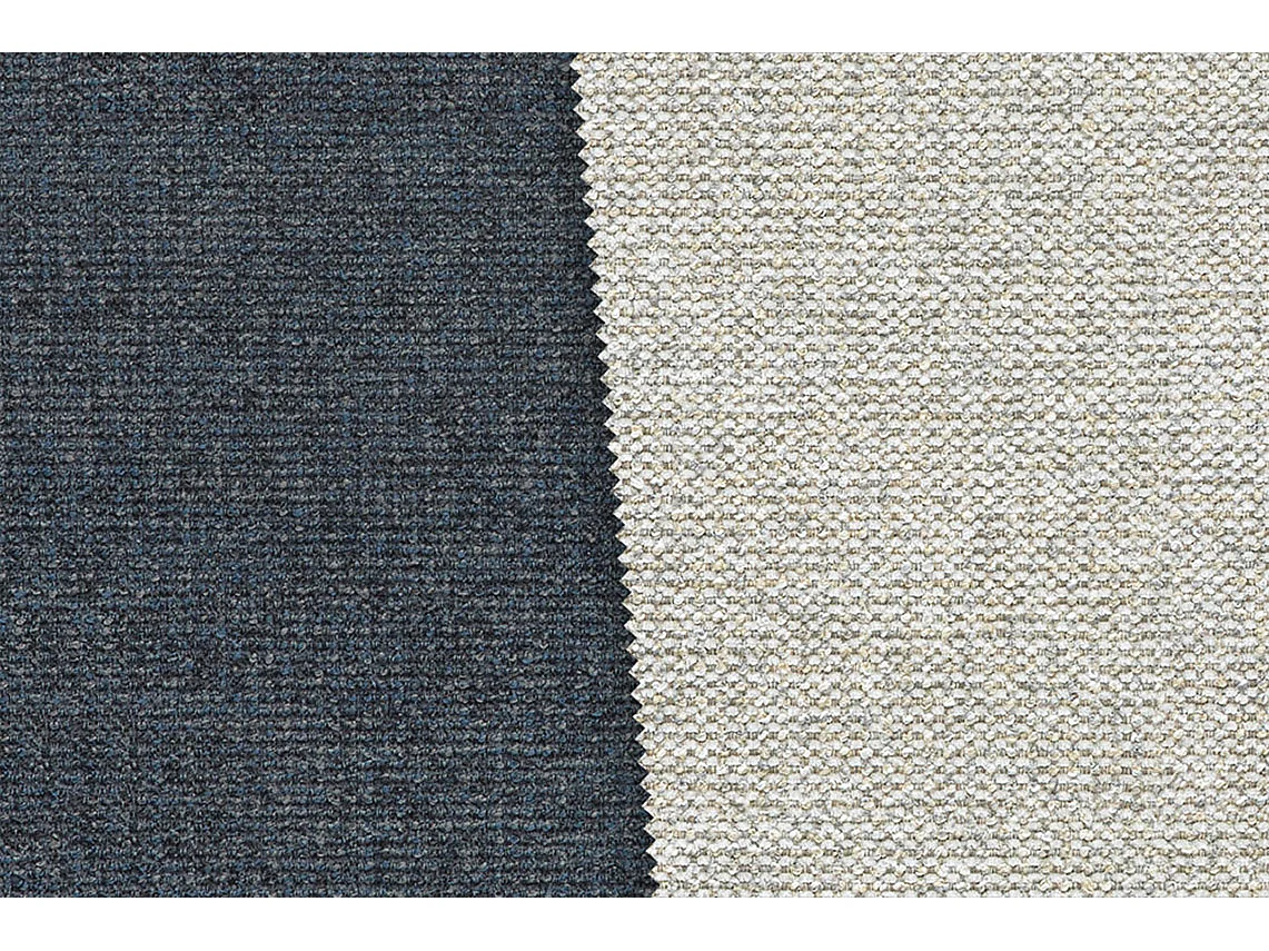 MEDIOLANE Ecksofa 5-Sitzer links, marineblau