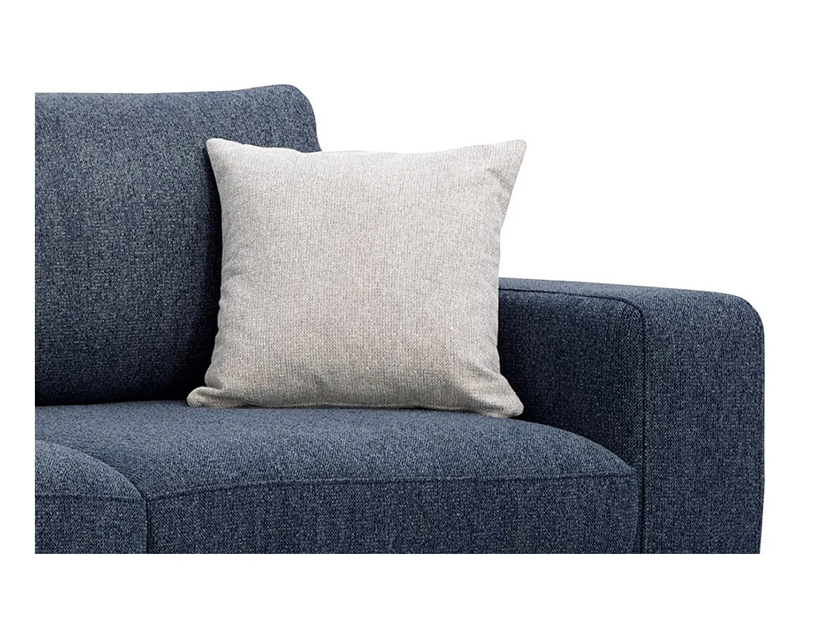 MEDIOLANE Ecksofa 5-Sitzer links, marineblau