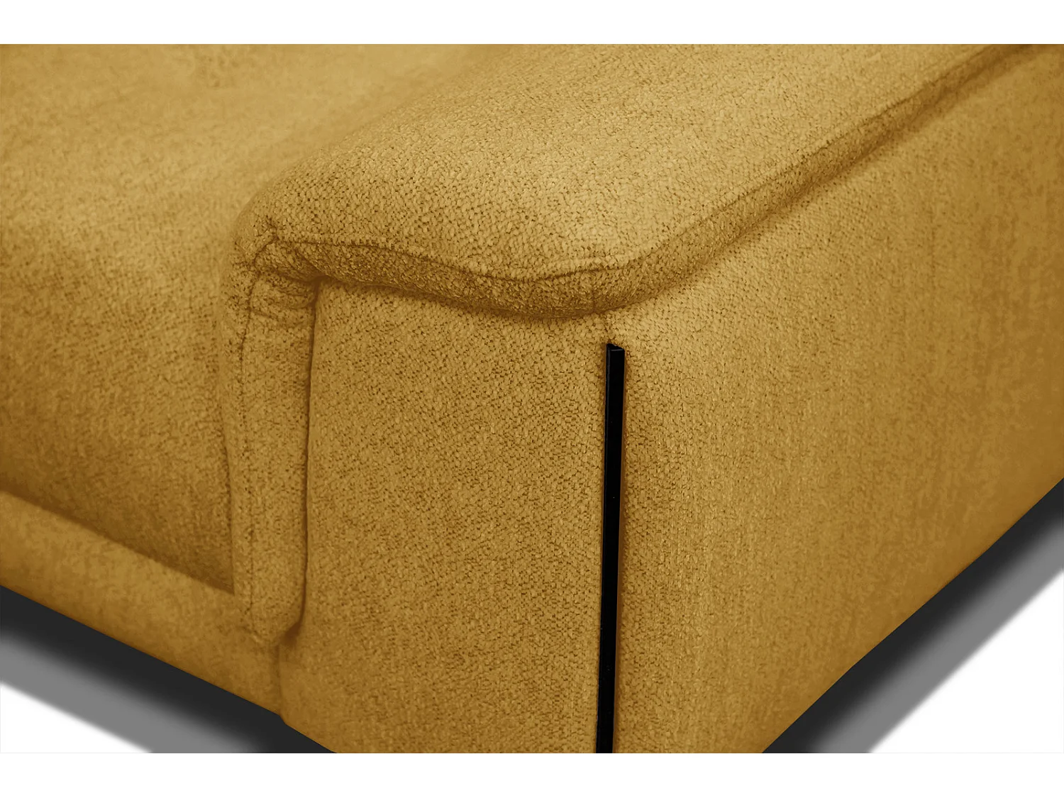 MATERA Sofa 2-Sitzer mit verstellbare Kopfstützen, senfgelb