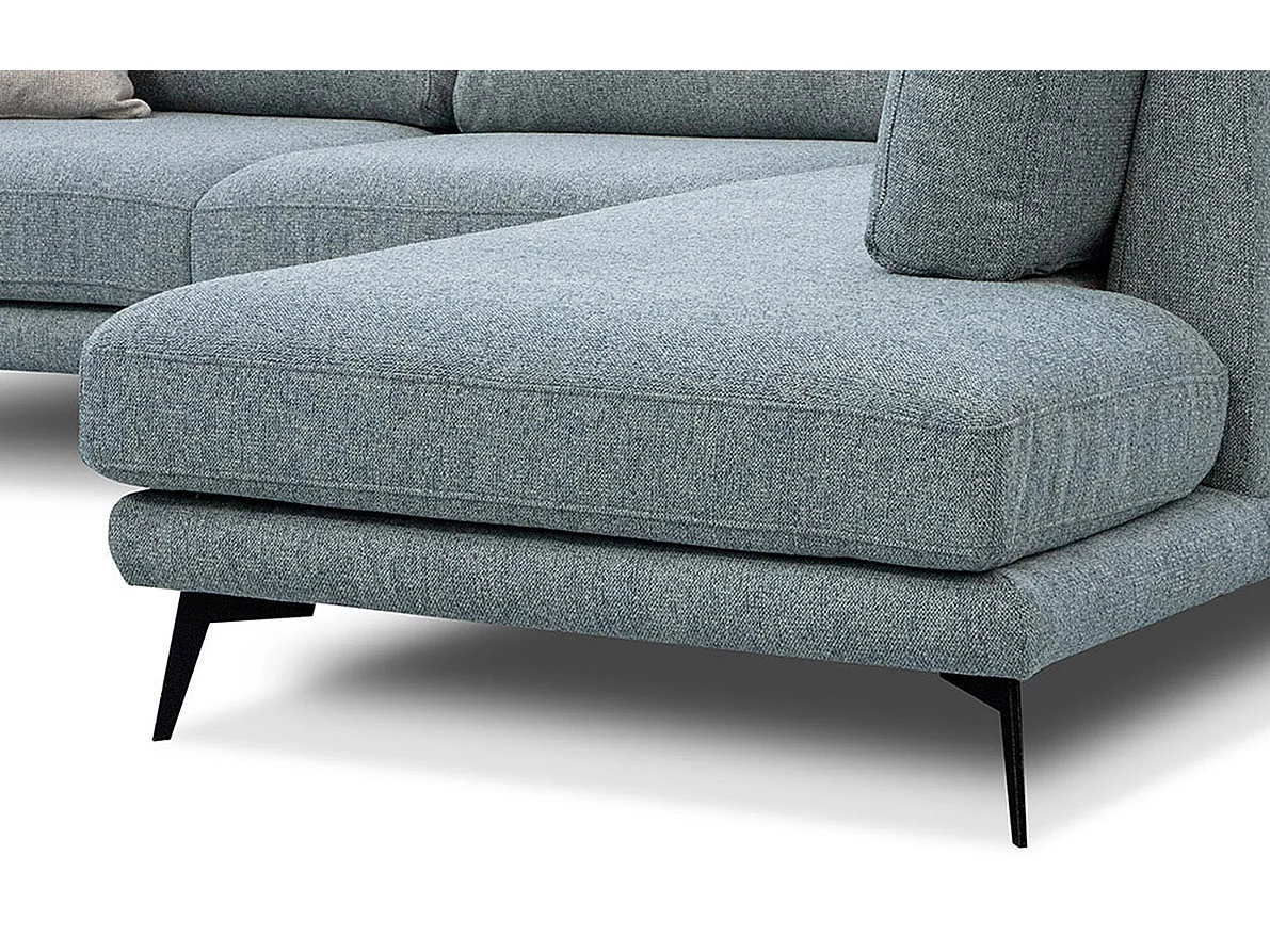 MEDIOLANE Ecksofa 5-Sitzer rechts, mint