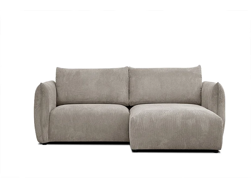 TAUER Ecksofa 3-Sitzer rechts, taupe