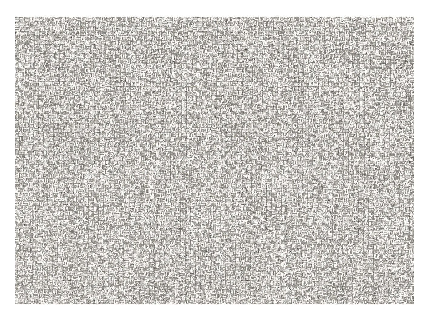 Canapé droit XXL 3 places tissu gris argenté - MEDIOLANE
