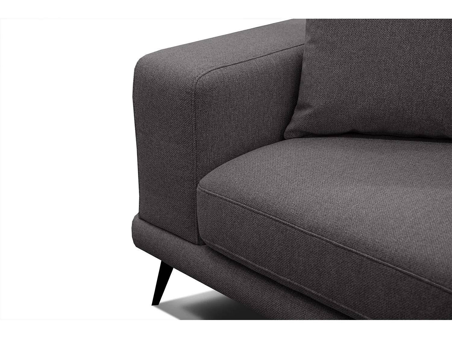 MEDIOLANE Sofa 2,5-Sitzer, graphit
