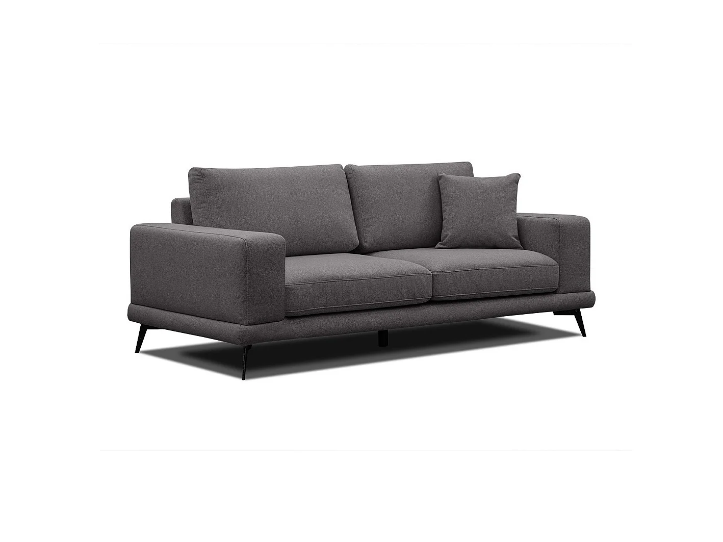 MEDIOLANE Sofa 2,5-Sitzer, graphit